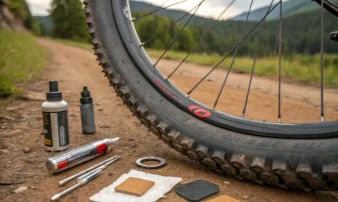 Лучшие способы заклеить прокол Tubeless на маршруте